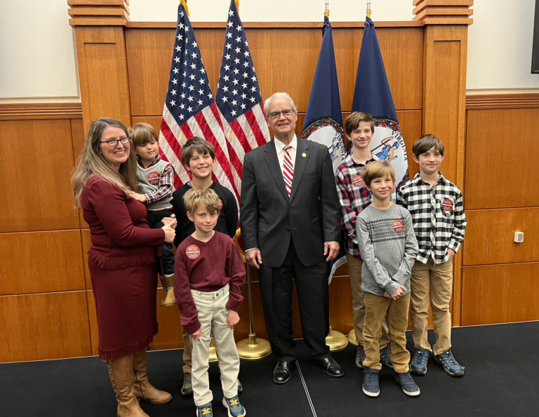 Homeschool JROTC Bill Signing with Governor Younkin